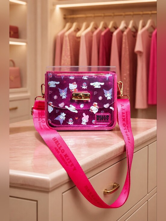 Hello Kitty Handbags - Hello Kitty Crossbody Bag With Removable Pouch NWT